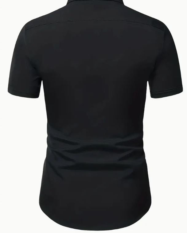 OK2BU Men's Casual Classic Lapel Button Up Shirt