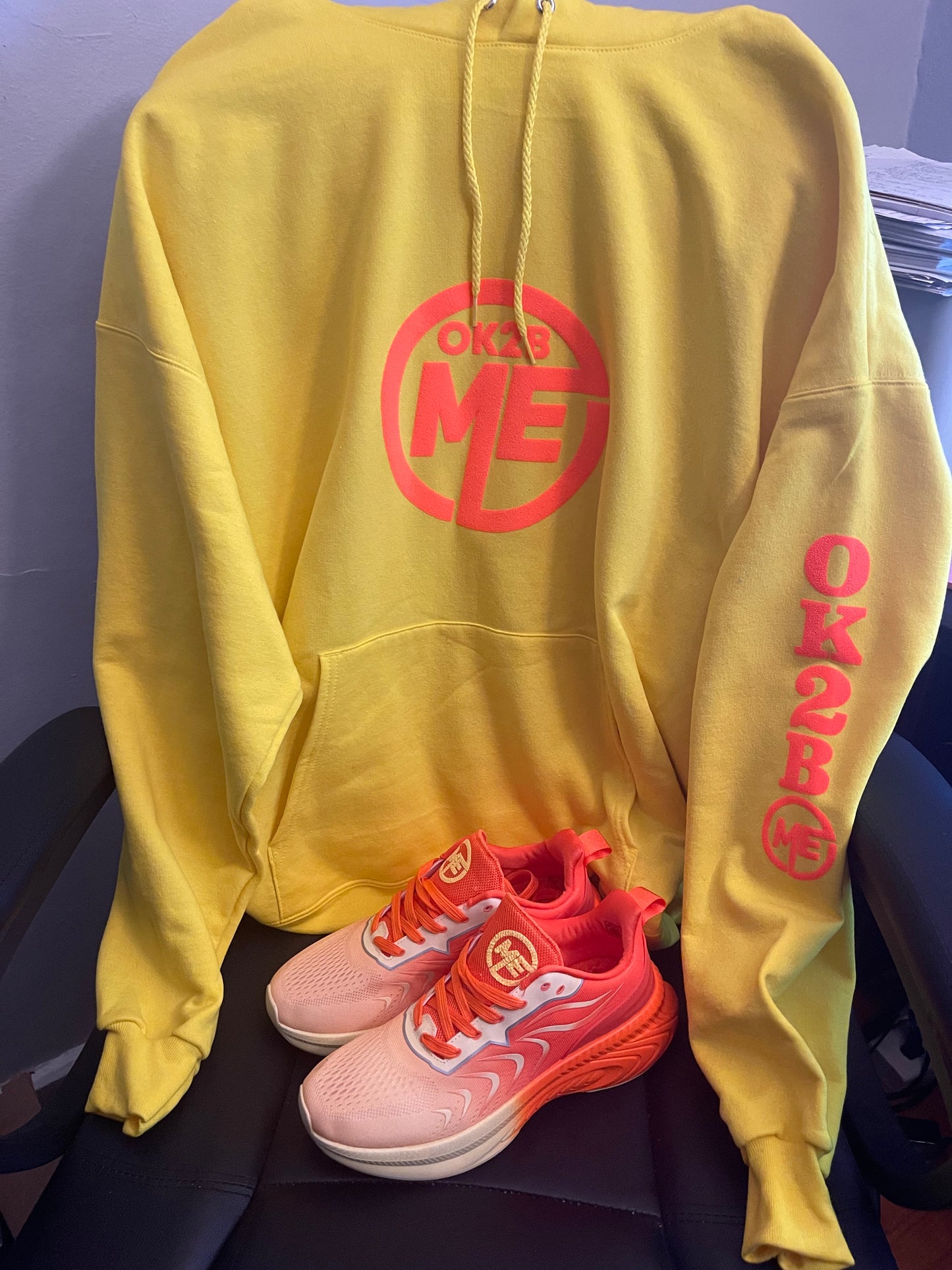 OK2BME Hoodie and Breathable Sneaker Set