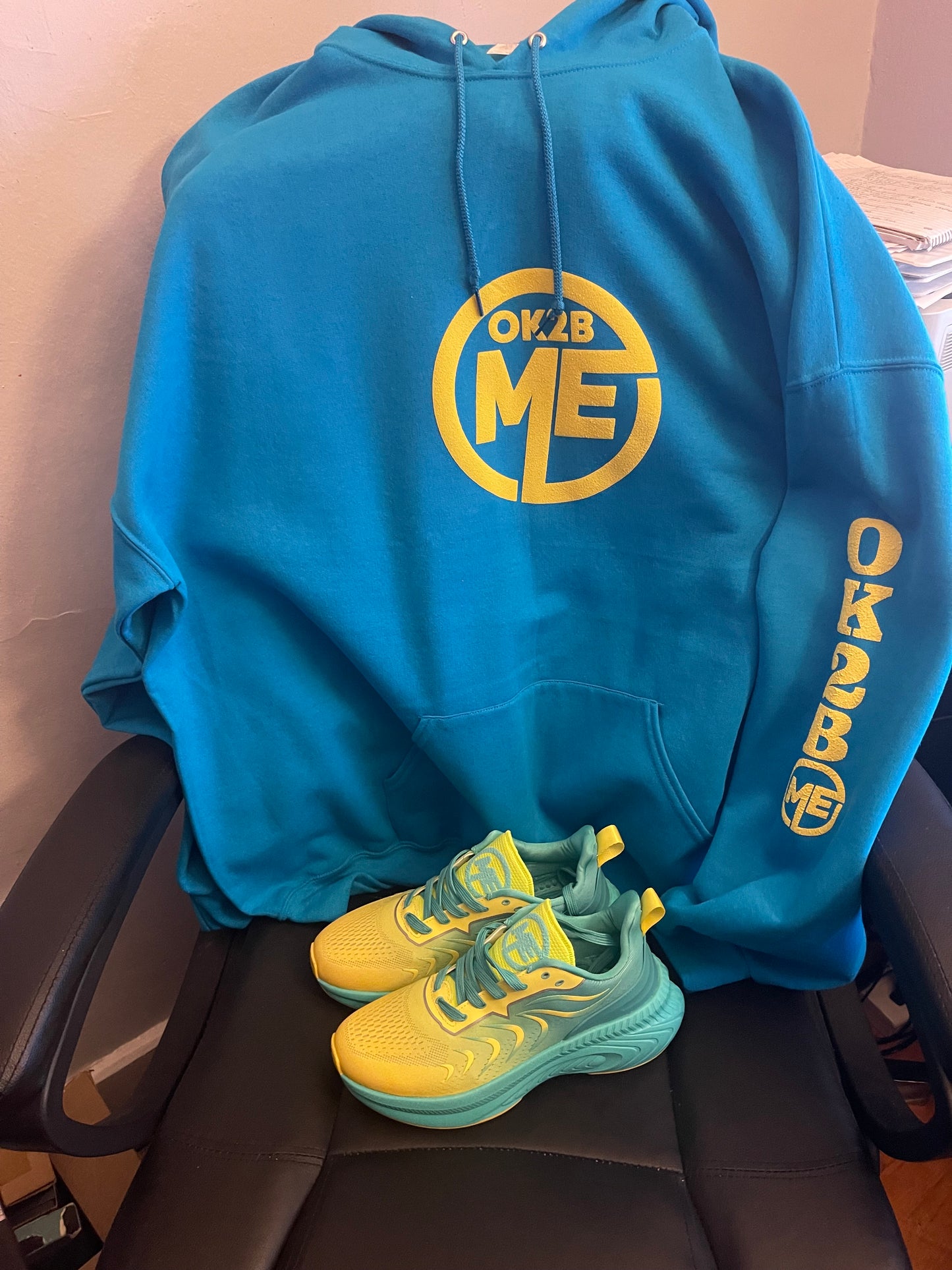 OK2BME Hoodie and Breathable Sneaker Set
