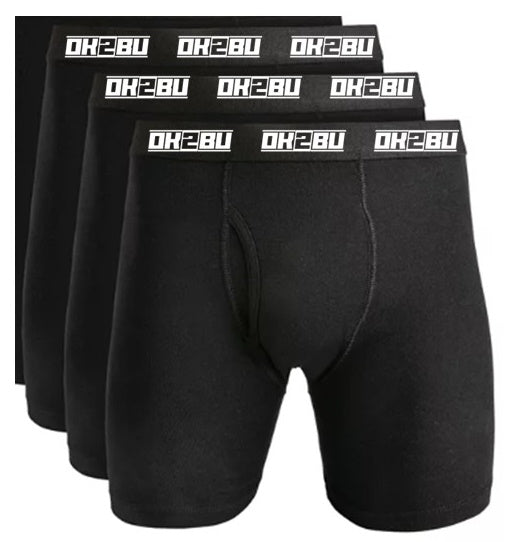 OK2BU Men's Boxer Briefs (Three-Pack)