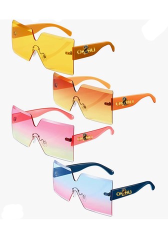 OK2BU Oversized Square Sunglasses for Women