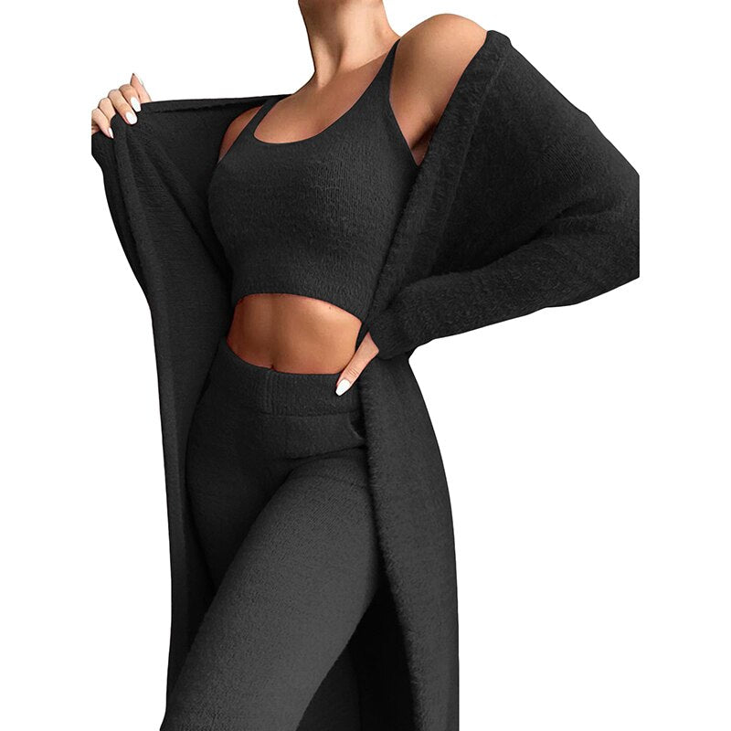 Cardigan Trousers Set