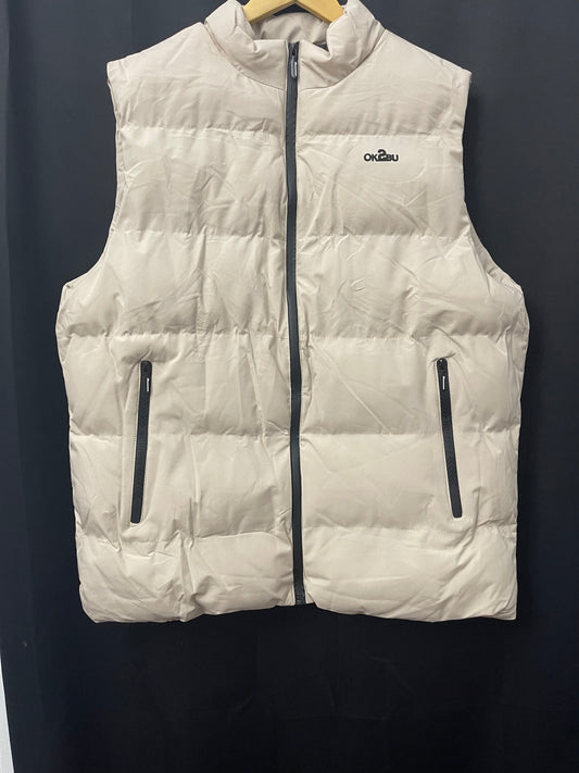 OK2BU Men's Casual Black Padded Sleeveless Vest