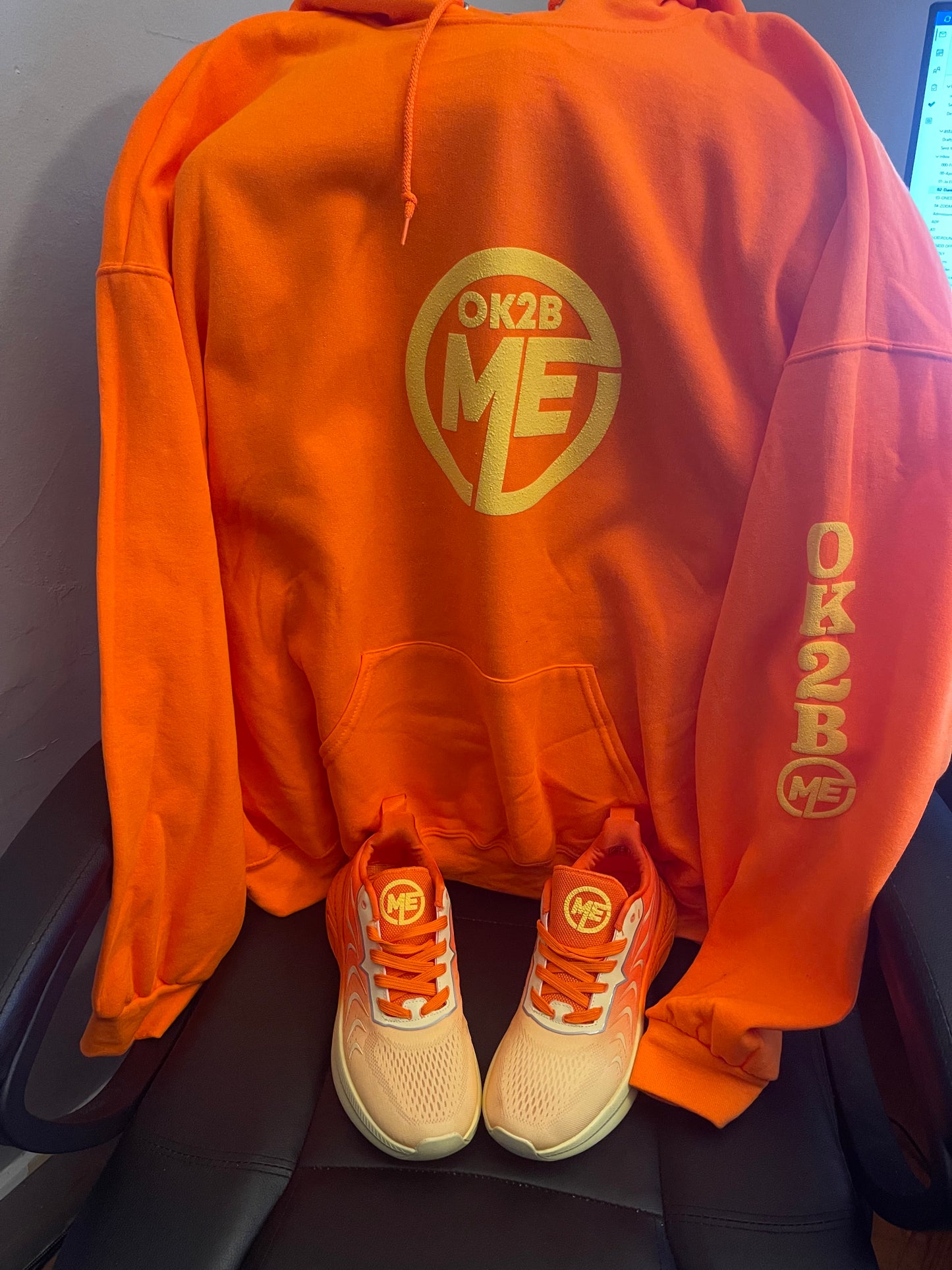 OK2BME Hoodie and Breathable Sneaker Set