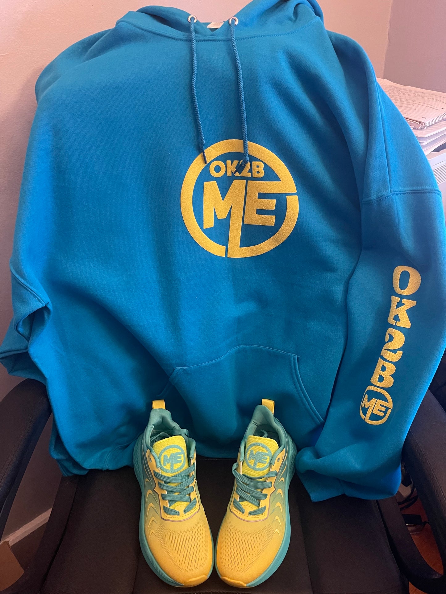 OK2BME Hoodie and Breathable Sneaker Set
