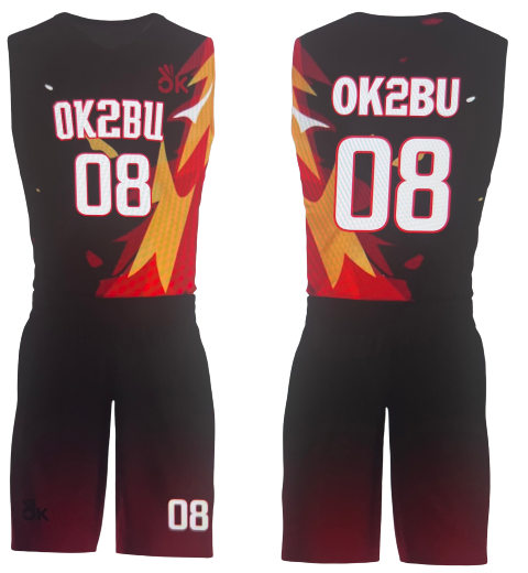 OK2BU Basketball Jersey and Shorts