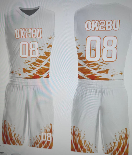 OK2BU Basketball Jersey and Shorts