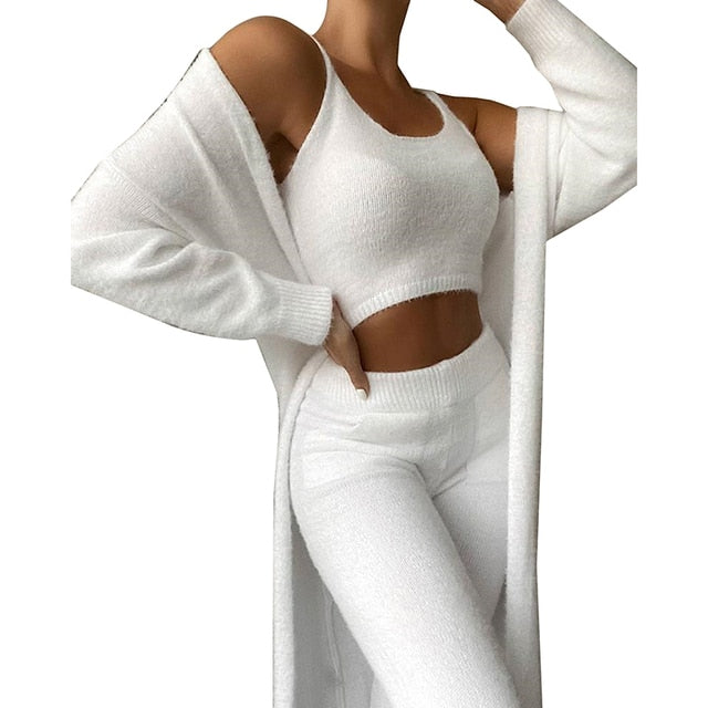 Cardigan Trousers Set