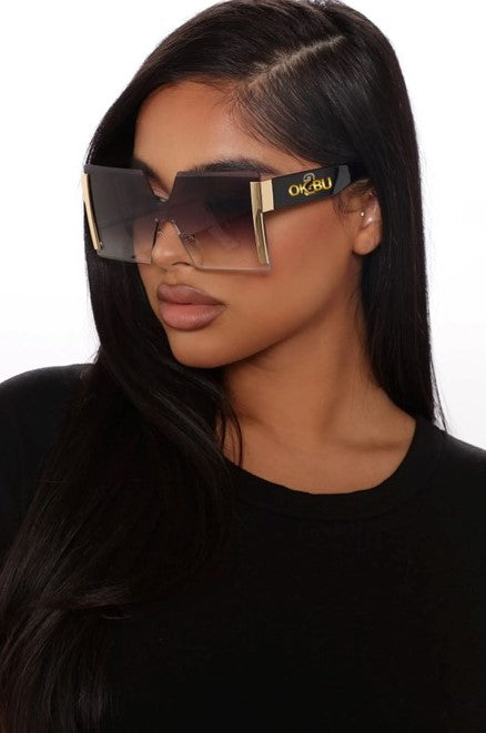 OK2BU Oversized Square Sunglasses for Women